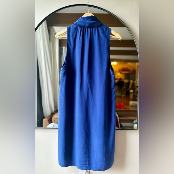 ARITZIA WILFRED | Sabine silk dress in *Royal Blue | size medium - Picture 8 of 8